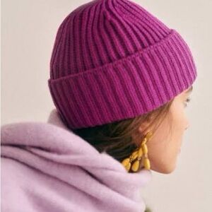 NWT Sezane Adam Beanie in Merino Wool
